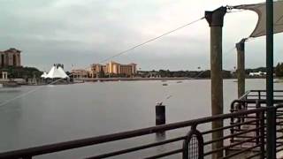 Taking Peanut and Mia for a walk around Cranes Roost Park
