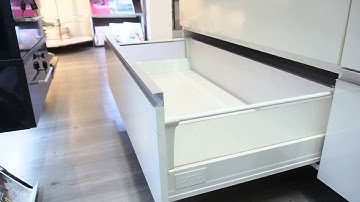 EXCEL-DTC D2-GB-500- SOFT CLOSING HIGH DRAWER SYSTEM WITH GLASS PANEL