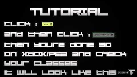 Modern Warfare 3 | Colored Custom Classes Tutorial | (NO MODS)