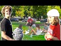 Scattering Ashes At The Dog Park Prank!