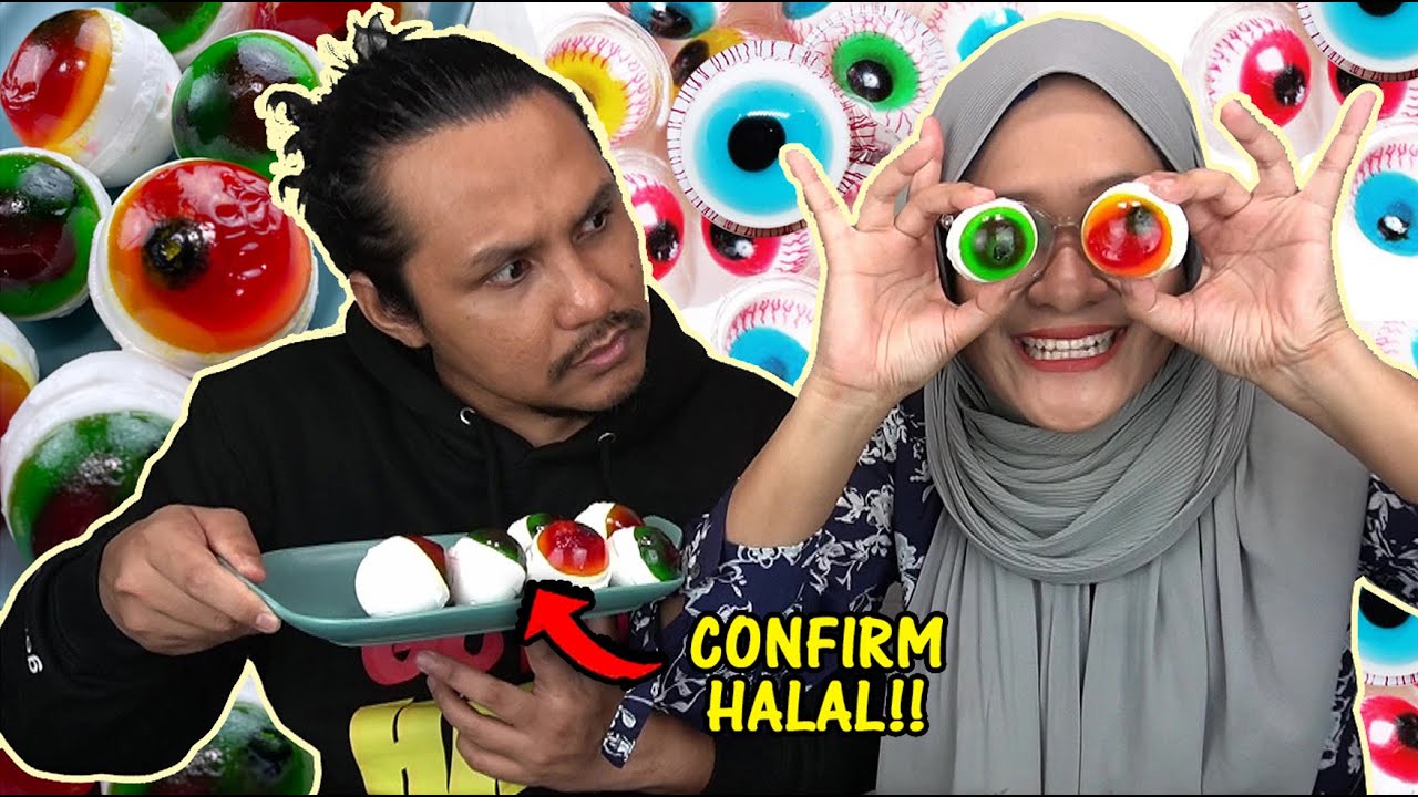 HOMEMADE EYEBALL GUMMY VERSI HALAL..!! 👁🍭👁🍬