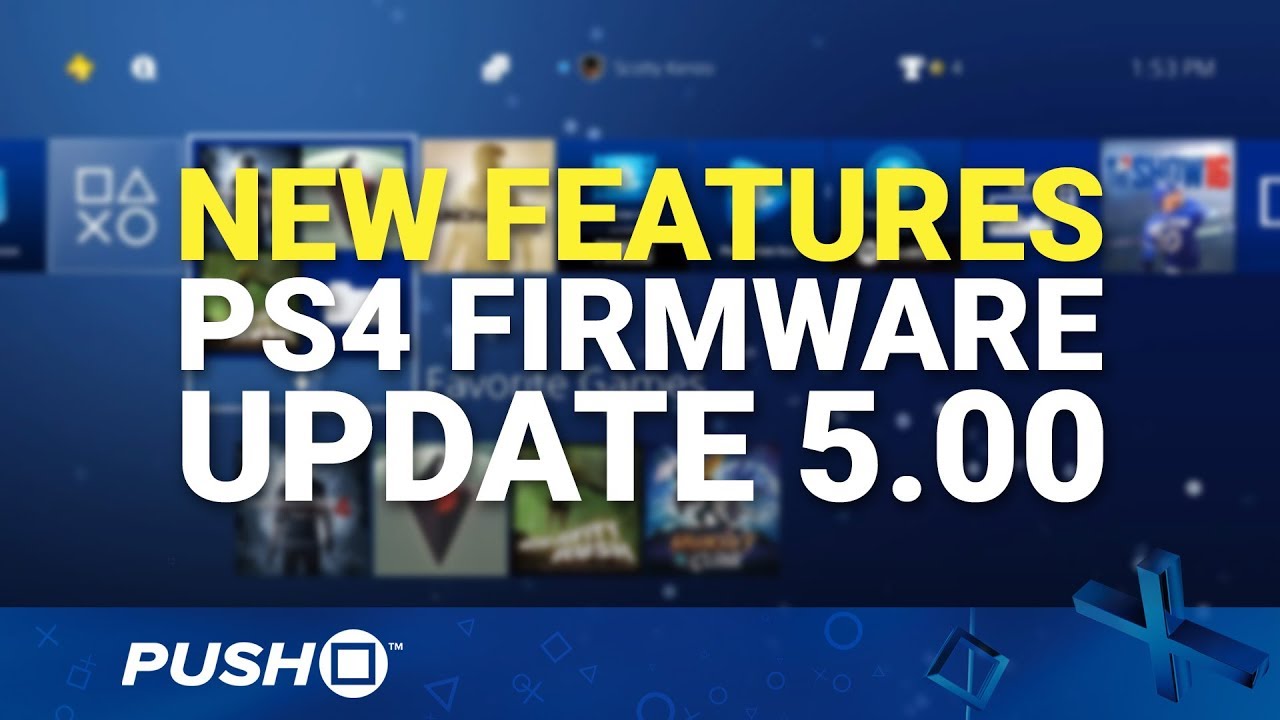 PS4 Firmware Update 5.00: Cool New Features Added | PlayStation - YouTube