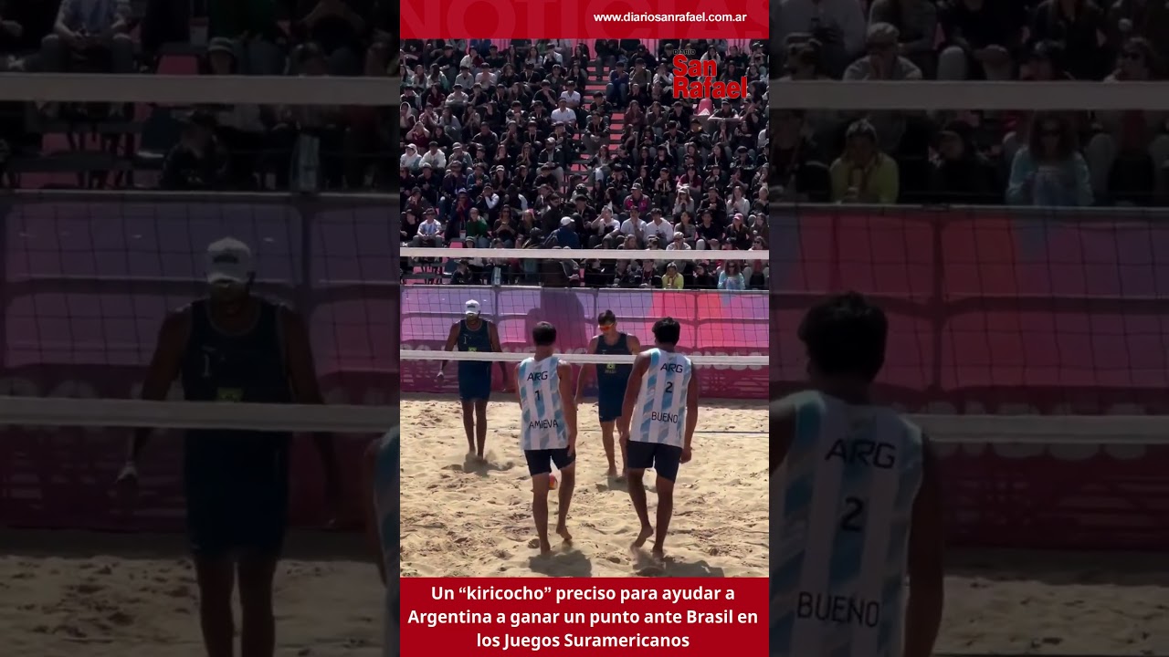 Un “kiricocho” preciso para ayudar a Argentina a ganar un punto ante Brasil en los Juegos Suramerica