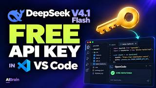 Use DeepSeek V4.1 Flash for FREE in VS Code (FREE API Key)