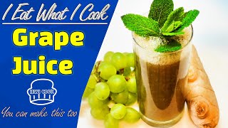 Refreshing Grape Juice | Grape Juice Using Blender | Detox | IEWICOOK