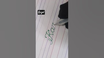 How to write cursive letter #reelsvideo #trending #shortsviral