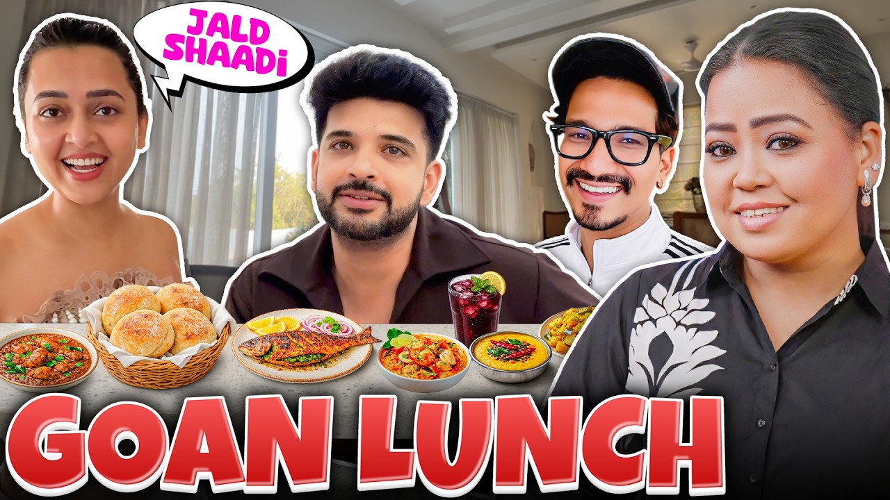 Karan Aur Teja Ke Sath Goan Lunch 😋 | Bharti Singh | Harssh Limbachiyaa | Golla