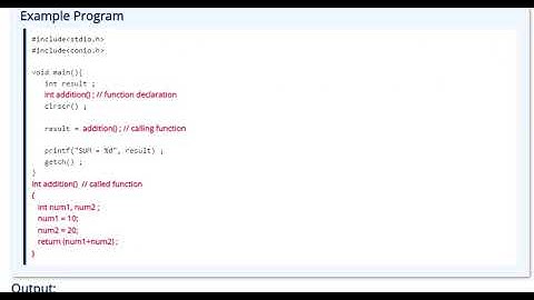 inter function communication in C