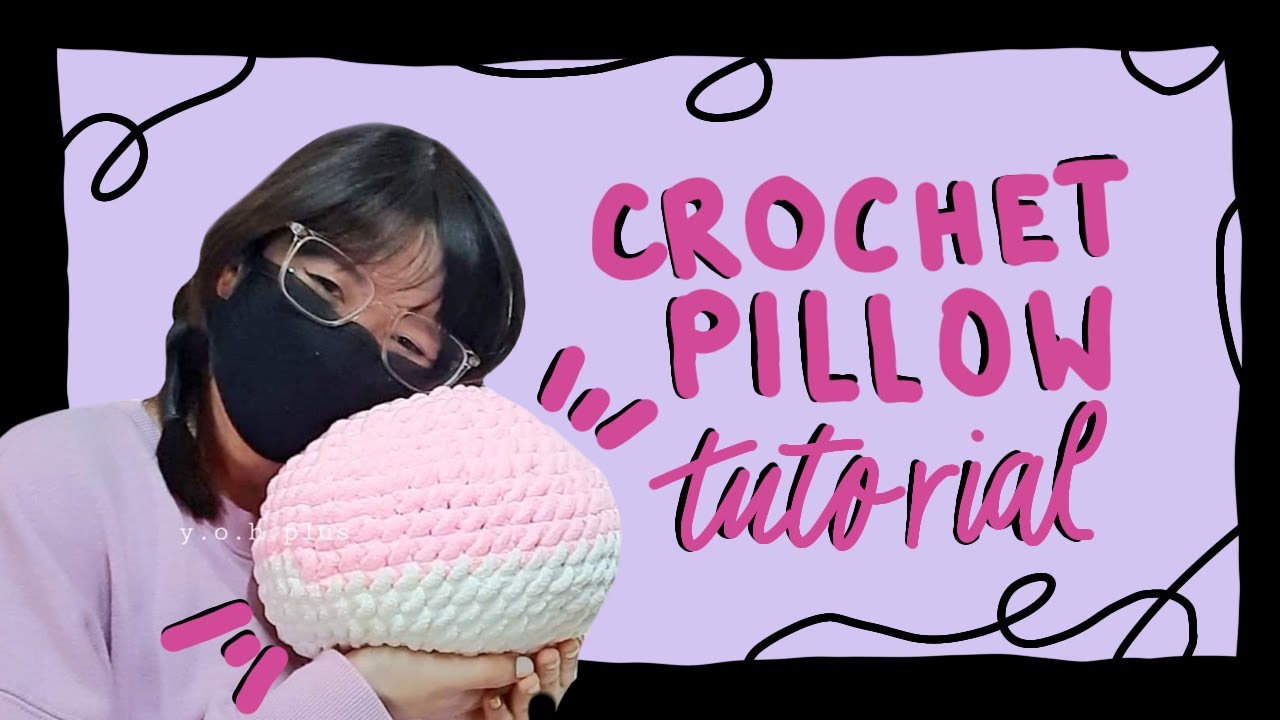 Easy Crochet Lumbar Pillow // SS#97 