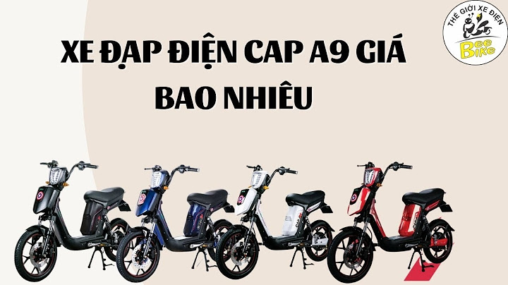 Xe đạp điện cap a9 giá bao nhiêu năm 2024