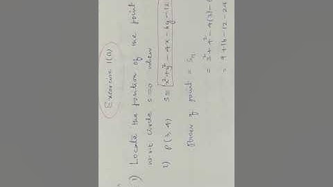 kp sir circles - problem on position and power of point