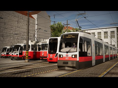 Видео: Мойка грязного трамвая и манёвры задним ходом! - TramSim