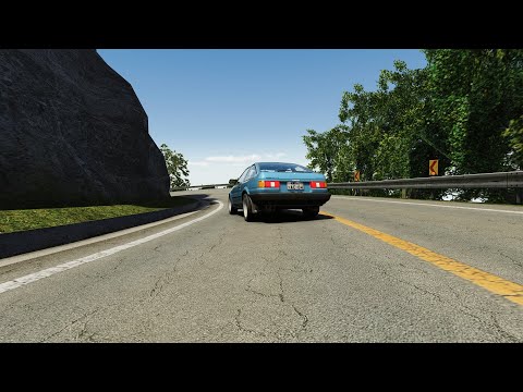 Assetto Corsa stock 86 record on EK Akina TL Downhill 4:44:87