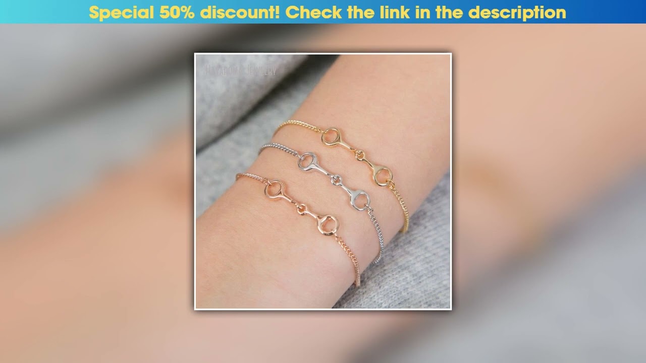 Best 10Pcs Equestrian Snaffle Bit Bracelet Horse Lover Gift Women Horsebit Jewellery•••••••••••••••