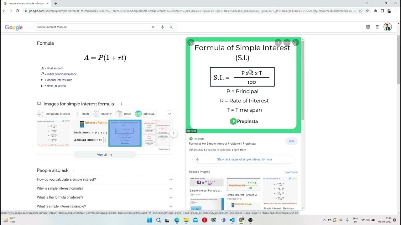 16. Exercise - Simple interest Calculator | Python Hindi - YouTube