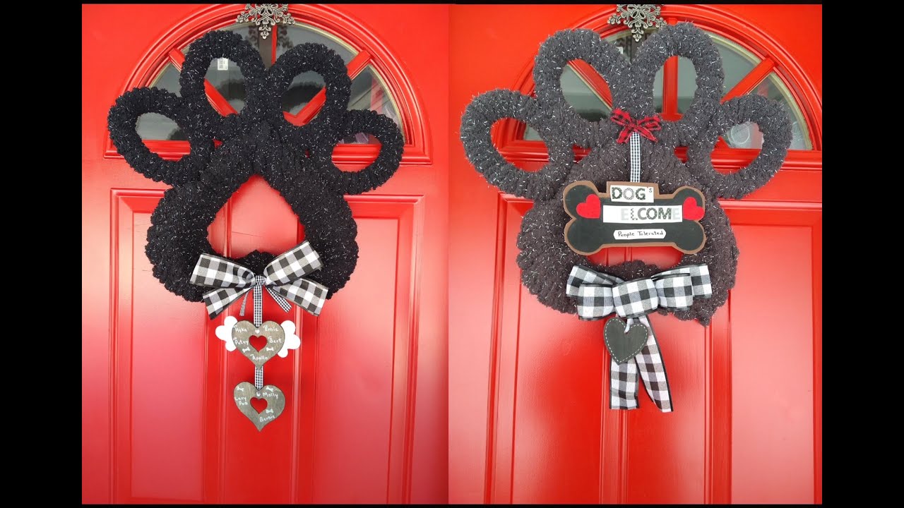 Paw Wreath Tutorial YouTube paw-wreath-tutorial-youtube