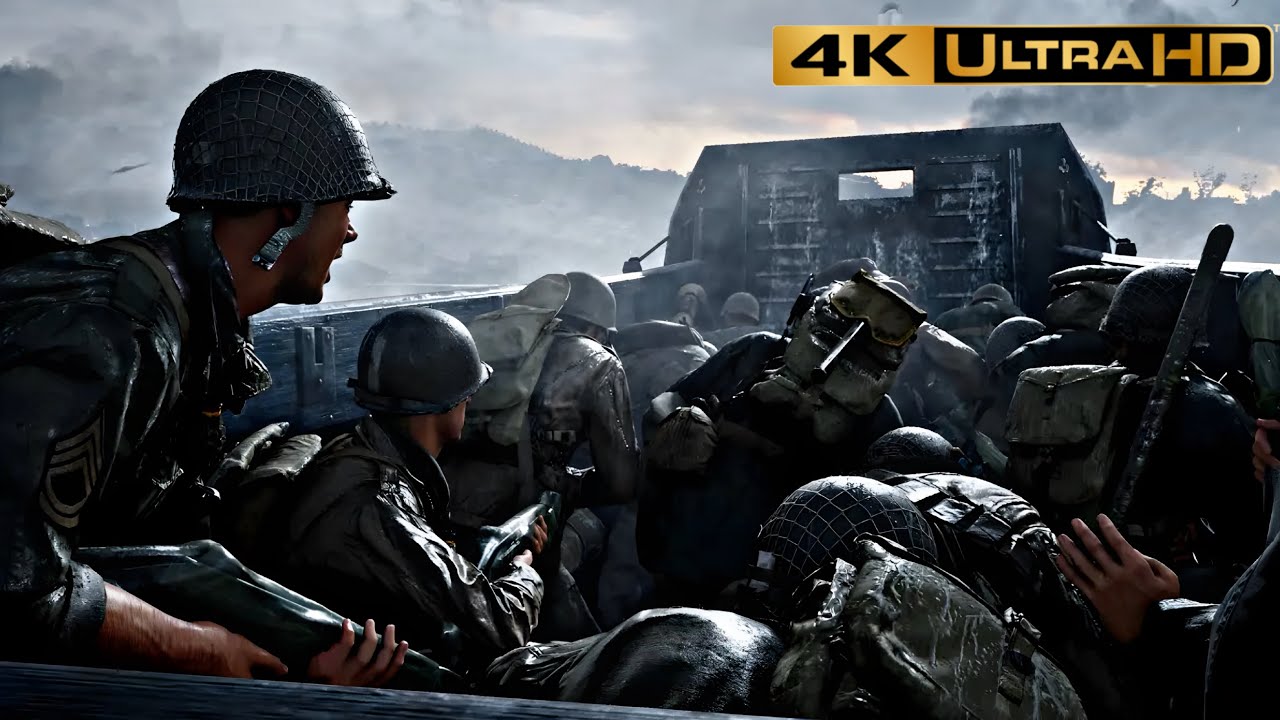 D-DAY | Omaha Beach 1944 | Realistic Immersive Gameplay [4K 60FPS] Call ...