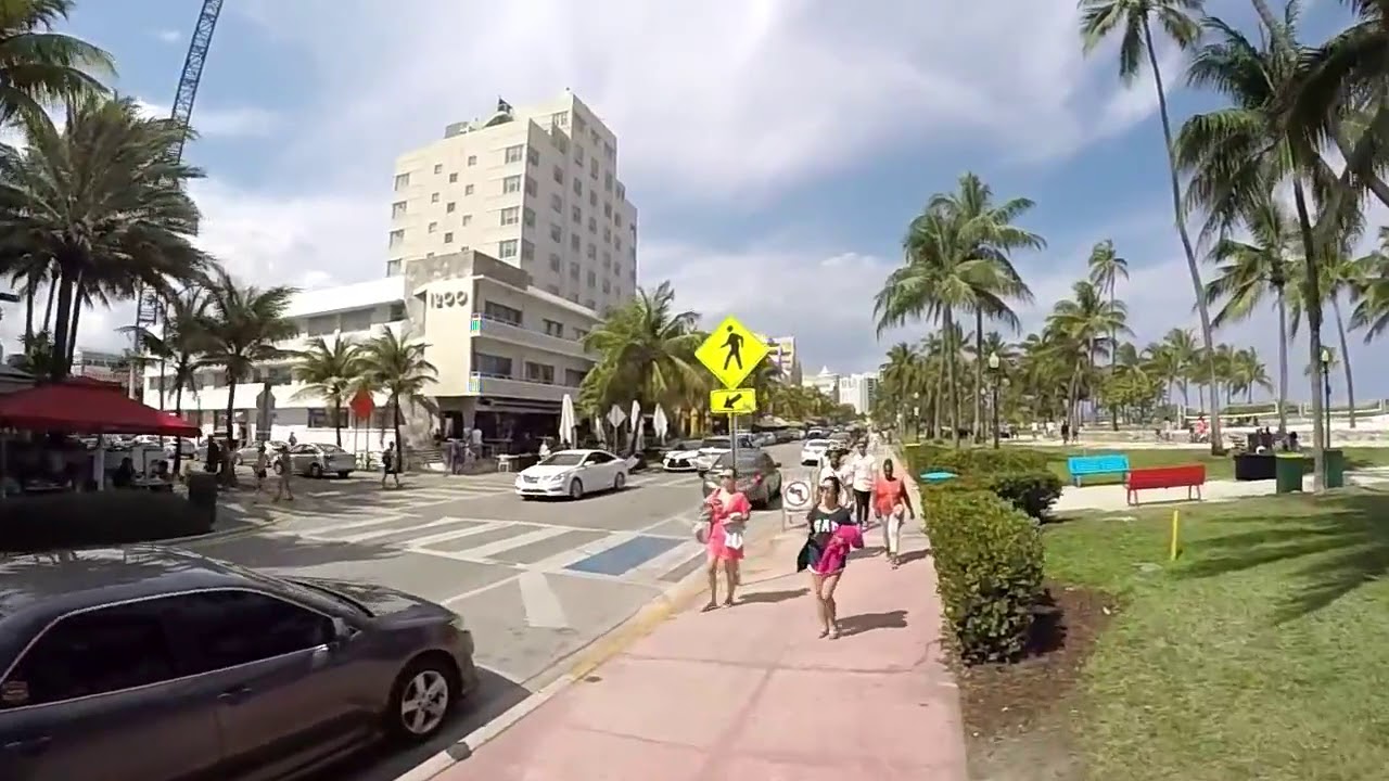 Miami South Beach Ocean Drive Florida Heat Dolphins