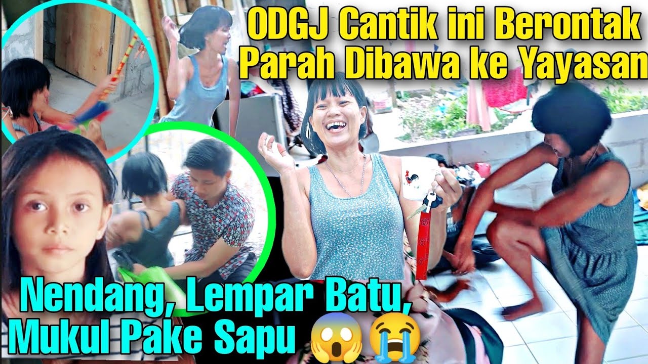 ODGJ Cantik ini NGAMUK2❗Dibawa ke Yayasan Malah NGACAK2 Sampe Berisik Banget 😭😱