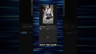 WAVY TEXT GLOW IN CAPCUT | CAPCUT TUTORIAL #shorts #capcut