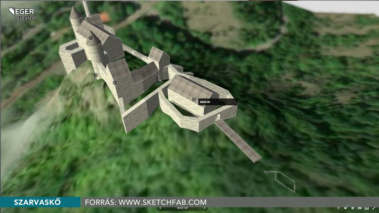 Elkészült a szarvaskői vár virtuális rekonstrukciója - 2021.09.27.
