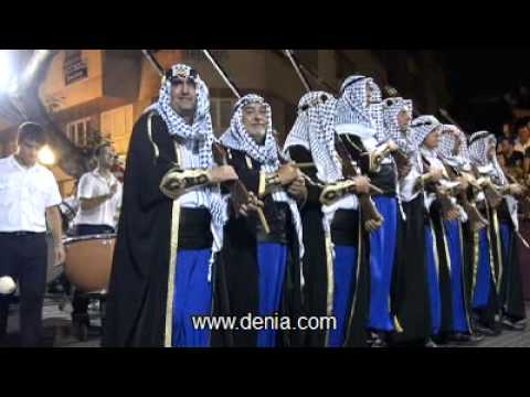 Moros y Cristianos Dénia 2011. Desfile de Gala: Filà Berebers-Tuaregs (Capitanía Mora)