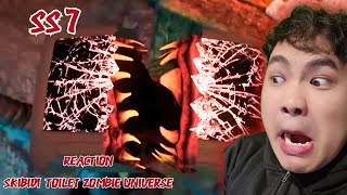 จุดจบของ TVman Reaction skibidi toilet zombie universe - season 07 (all episodes) + SECRET SCENES