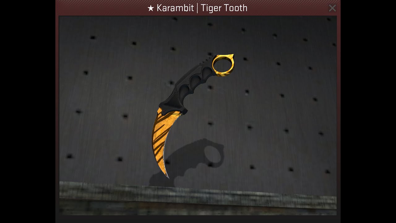 Gameplay in CS GO׃ Kerambit Tiger Tooth !!! - YouTube