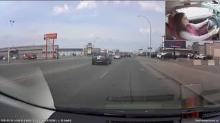 Never make a lane change in an intersection