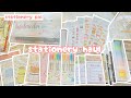 huge stationery haul ft. stationery pal 💌 : watercolor, calligraphy, stickers & more! (asmr + lofi)