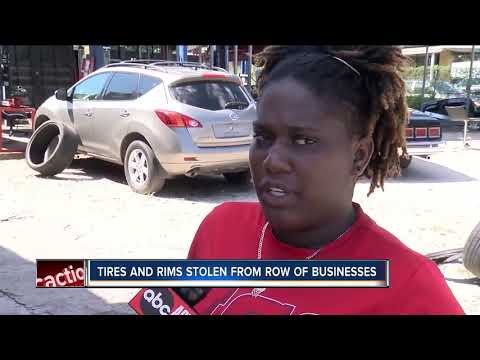 Thieves targeting Hillsborough neighborhood, stripping cars of tires and rims