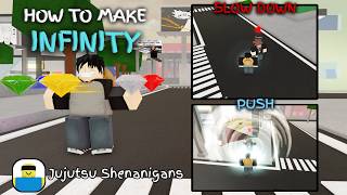 Celebrity How to make GOJO'S INFINITY in JJS │JJS Skill Builder Profile