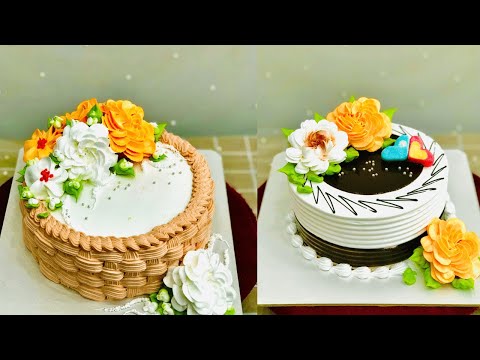 Video Cách trang trí bánh sinh nhật chỉ với hoa tuyệt đẹp |... - youtube
