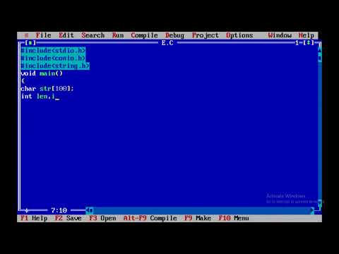REVERSE STRING IN C PROGRAMMING