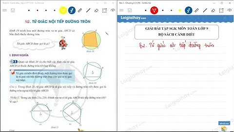 Toán 9 Cánh diều Bài 2. Tứ giác nội tiếp đường tròn - Cô Ngọc Anh