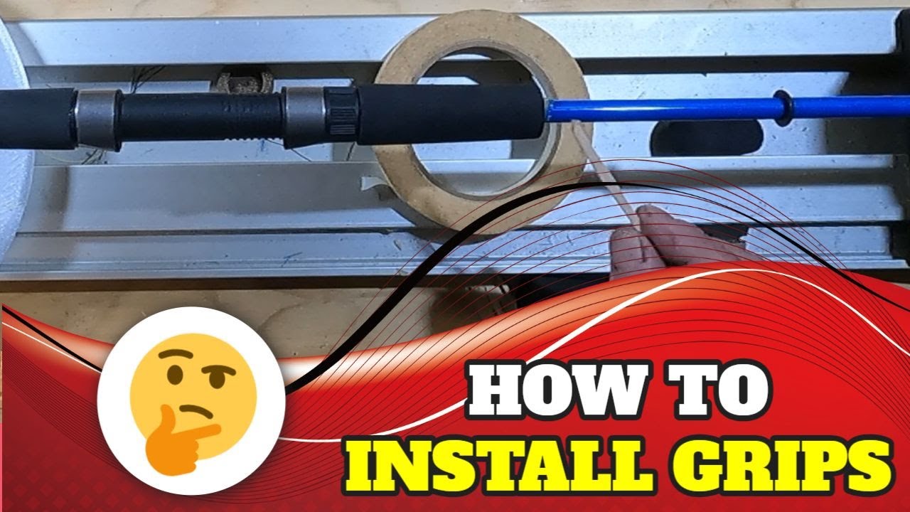 How To Install A Split Grip On A Fishing Rod - Rod Building