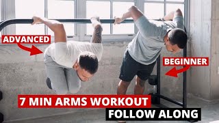 7 Min Arms Workout For All Levels | Follow Along