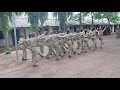 DRILL PRACTICE BY CADETS AT 11 O BN NCC BALANGIR