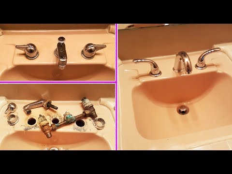 How To Remove Old Bath Faucet Replace For New Glacier Bay