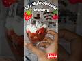 Day 5/100 🎀 trying viral recipe #viral #recipe #chocolate #strawberry #fruit #sweet #fun #fyp #fypシ