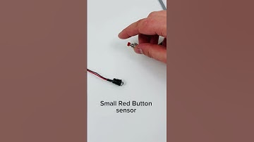 Small Red Button sensor #escaperoomsupplier #escaperoom #puzzle #electronics #asmr #plugnplay