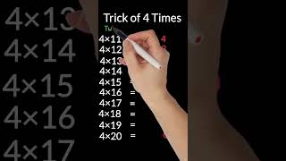 Tricks by 4 times#shorts#youtubeshorts#trending#mathstricks
