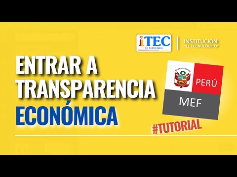 COMO ENTRAR A TRANSPARENCIA ECONÓMICA DEL MEF