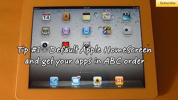 Arrange apps alphabetically tip! [HD]