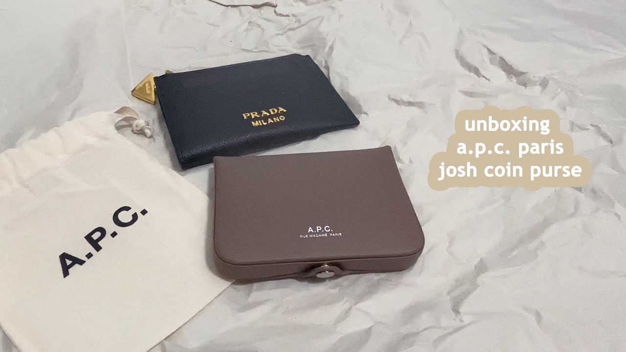 A.P.C. Paris Josh Coin Purse Unboxing | A.P.C. Paris Josh コインパース開封!