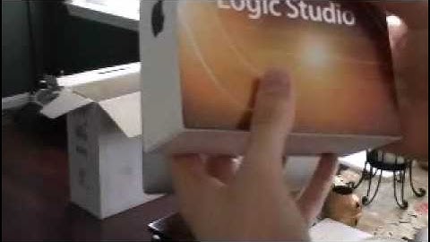 Studio Upgrade New iMac & Logic Pro 9 Unboxing Part 1