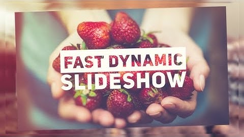 Fast Dynamic Slideshow | After Effects Template | Video Displays