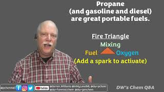 How does my propane grill work? (The Fire Triangle) Chem QnA