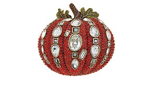 Heidi Daus "Gourdgeous Pumpkin" Crystal Pin