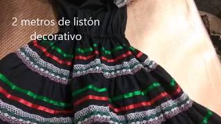 Cómo hacer un vestido de catrina sin coser - YouTube
